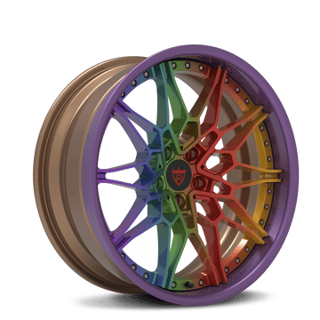 CUSTOM 3 PIECE FULLY FORGED WHEELS SERIES : RV-TB412 - RVRN WHEELS